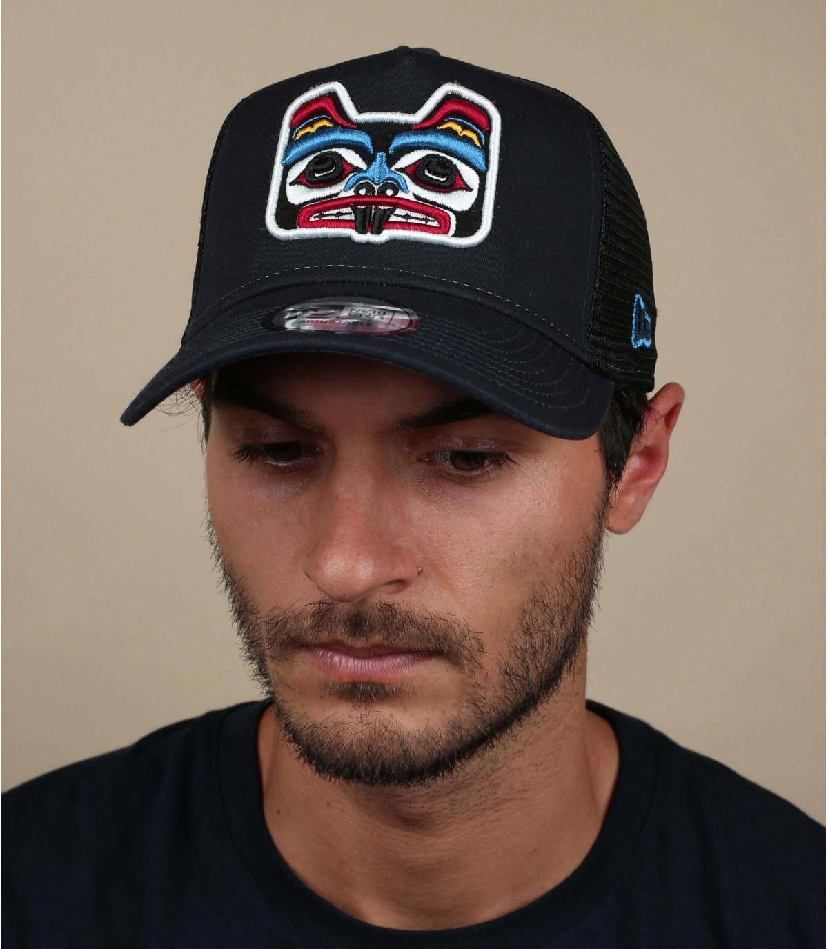 trucker di tatoo nero New Era Trucker Tattoo Pack navy